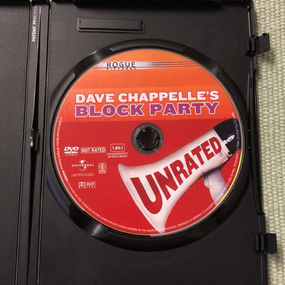 Dave Chappelle’s BLOCK PARTY DVD Wide Screen Unrated - Picture 3 of 4